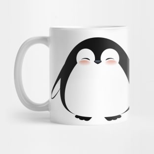 Cute penguins friends couple. Mug